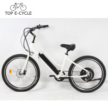 Nouveau design 500W moteur de roue arrière vélo électrique beach cruiser vélo électrique